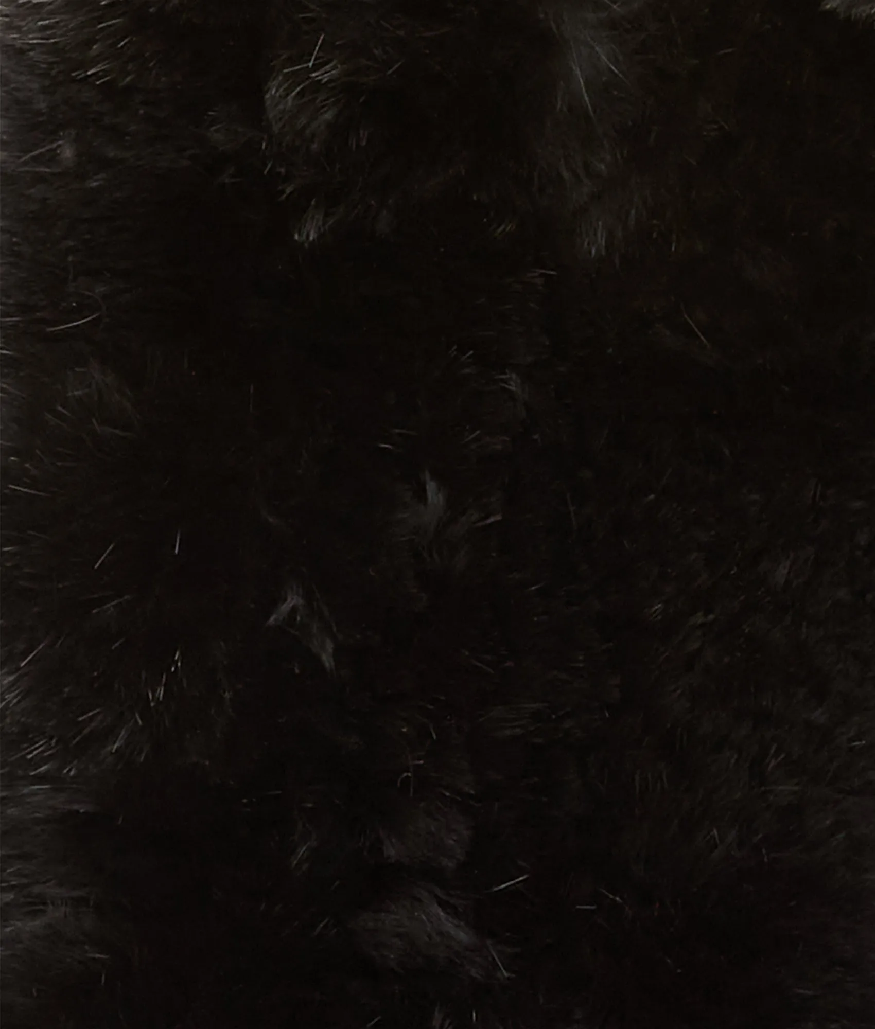 Rabbit Fur Scarf :: Black