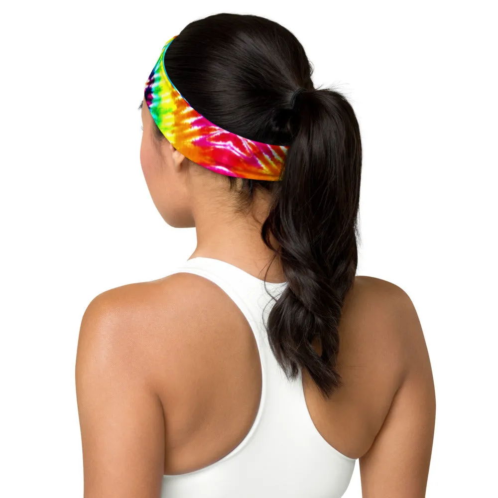 Rainbow Swirl Tie Dye Headband