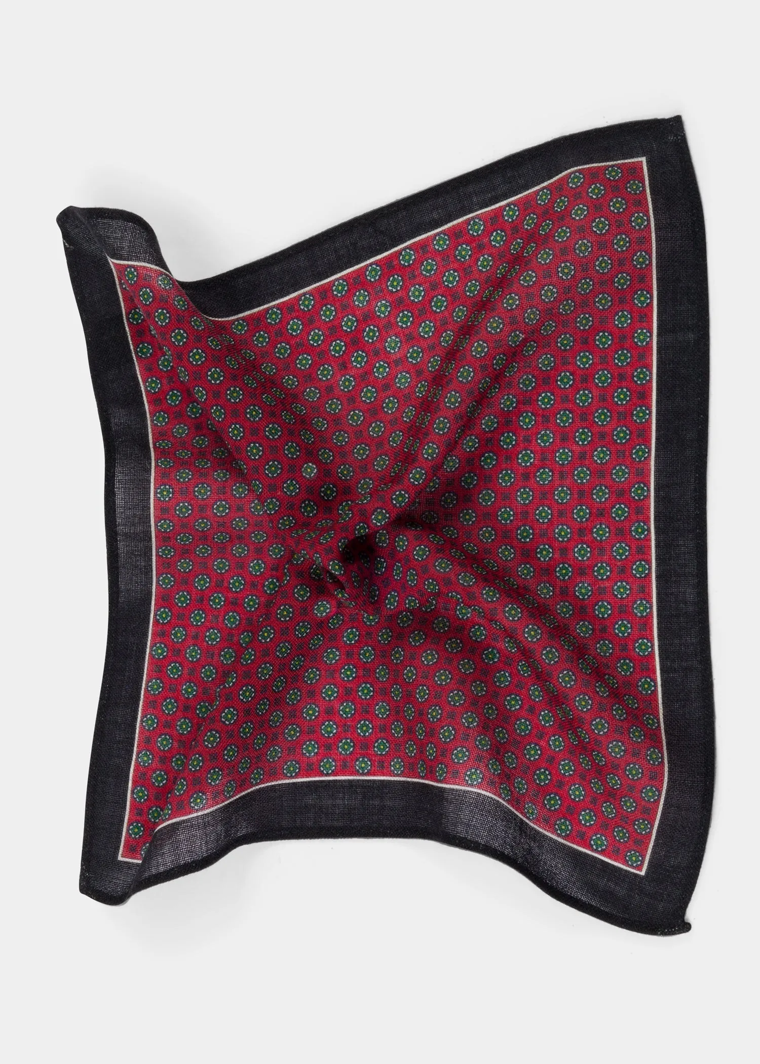 Red Green Pocket Square