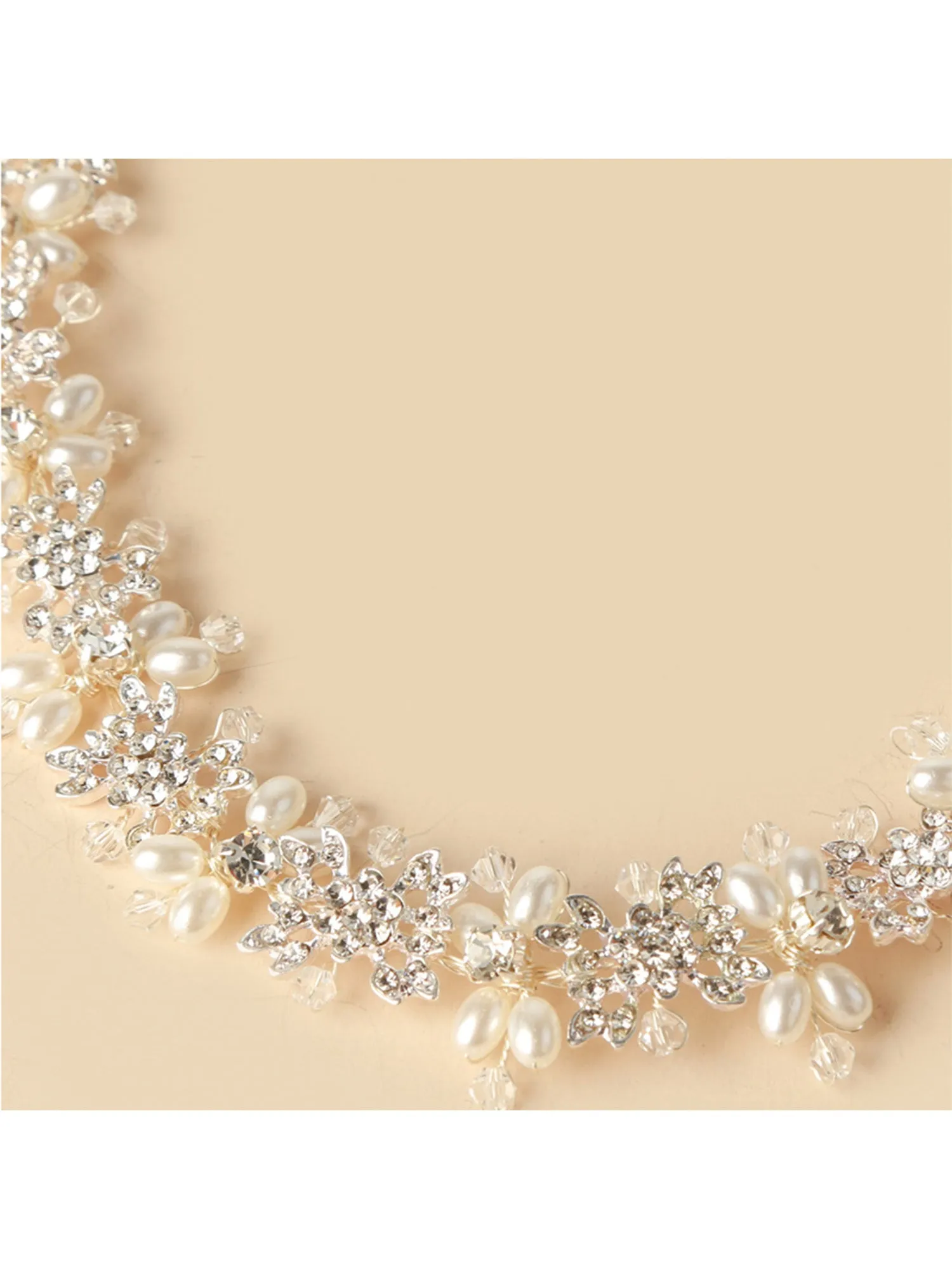 Rhinestone Pearl Bridal Headband