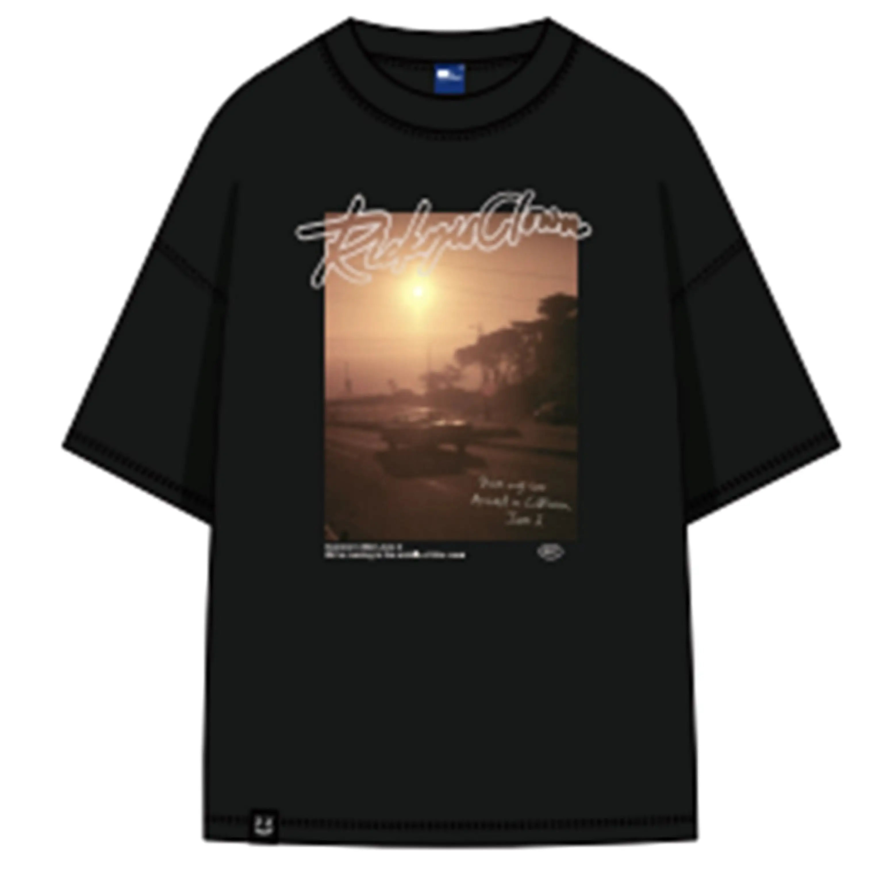 Rickyisclown [RIC] Vintage Landscape Tee Black [R4220414B-J6]