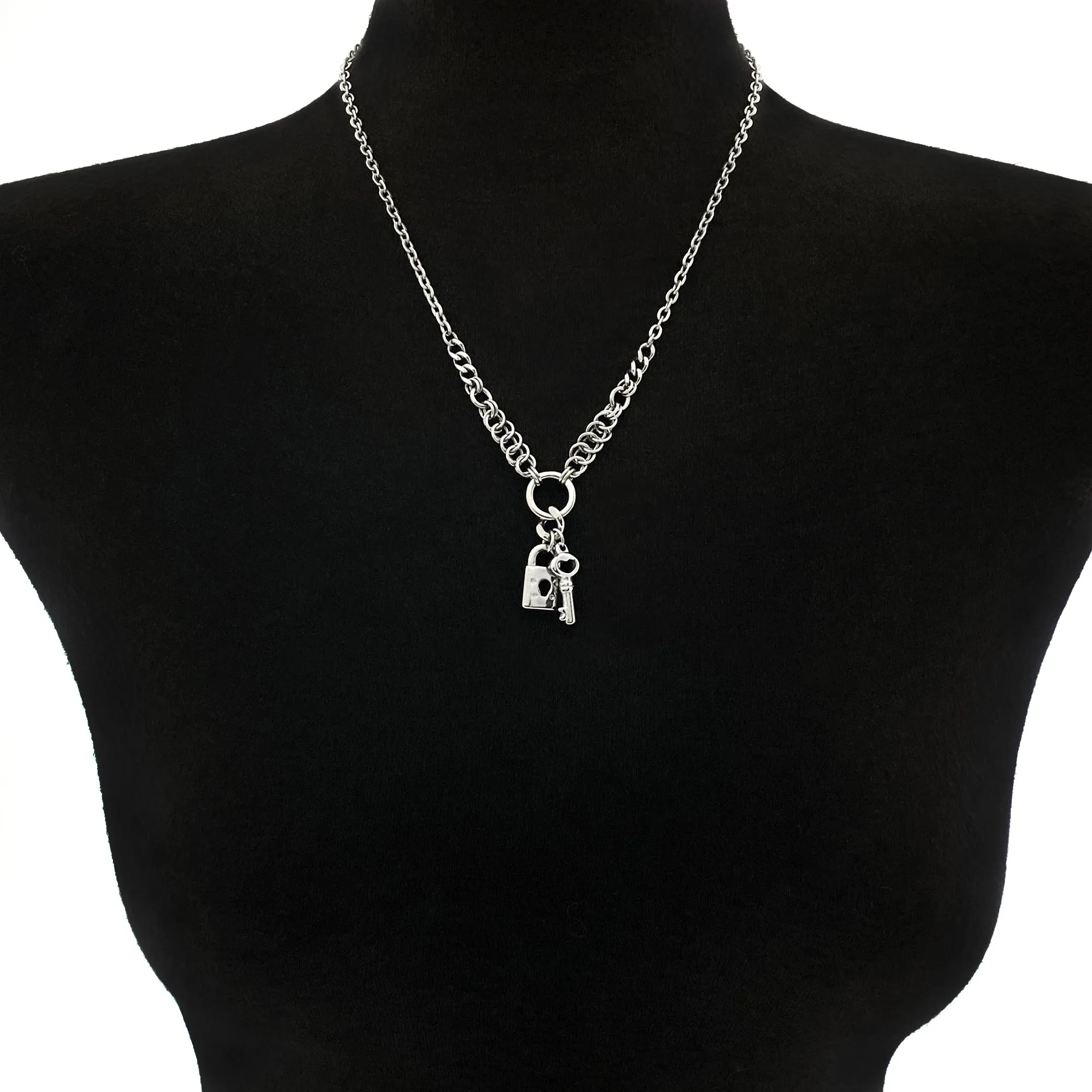 ROGUE Lock and Key Necklace