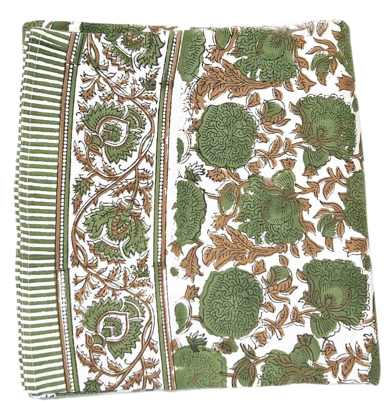 Round Table Cover, Green Forest