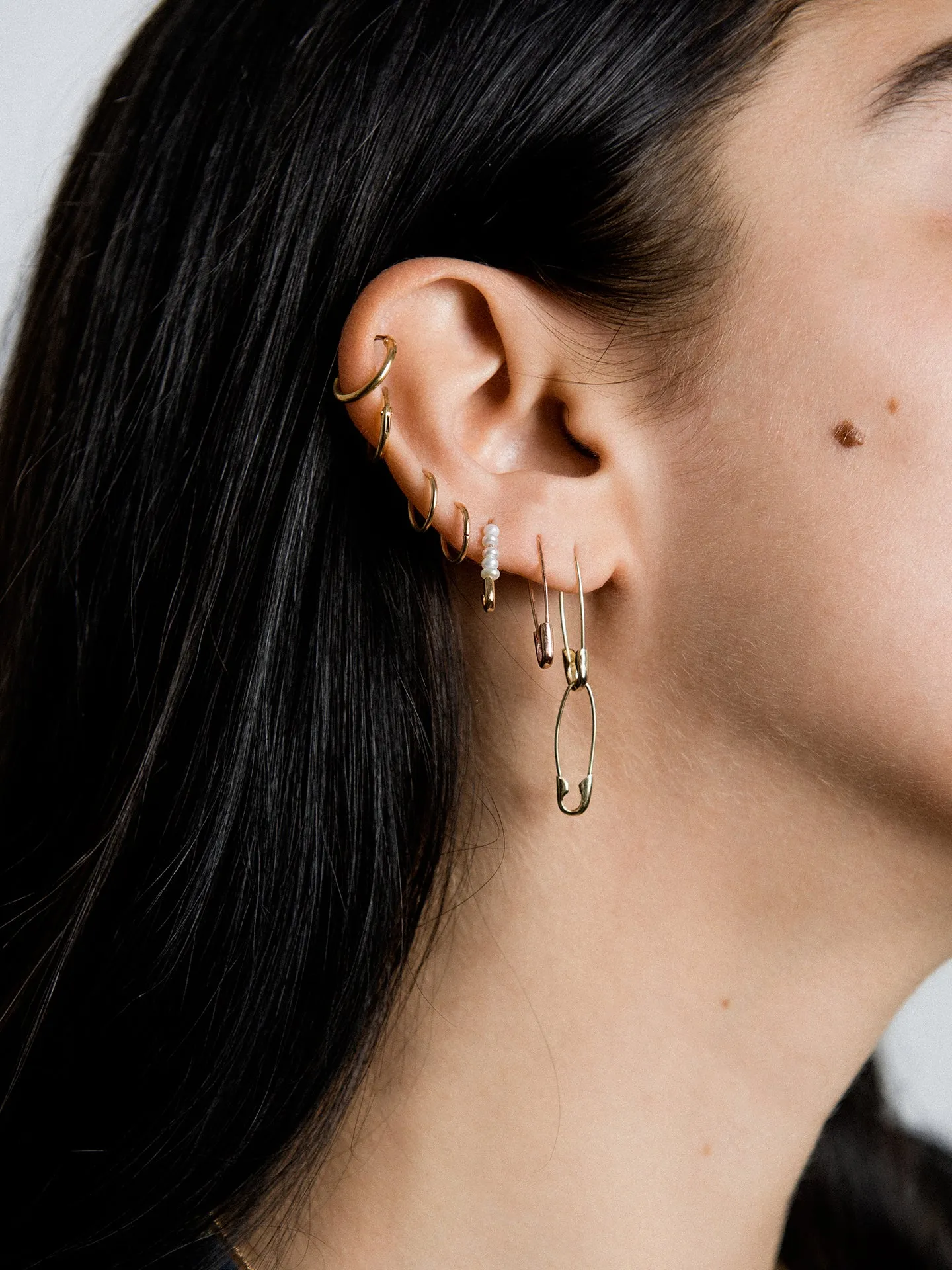 Safety Pin Earring