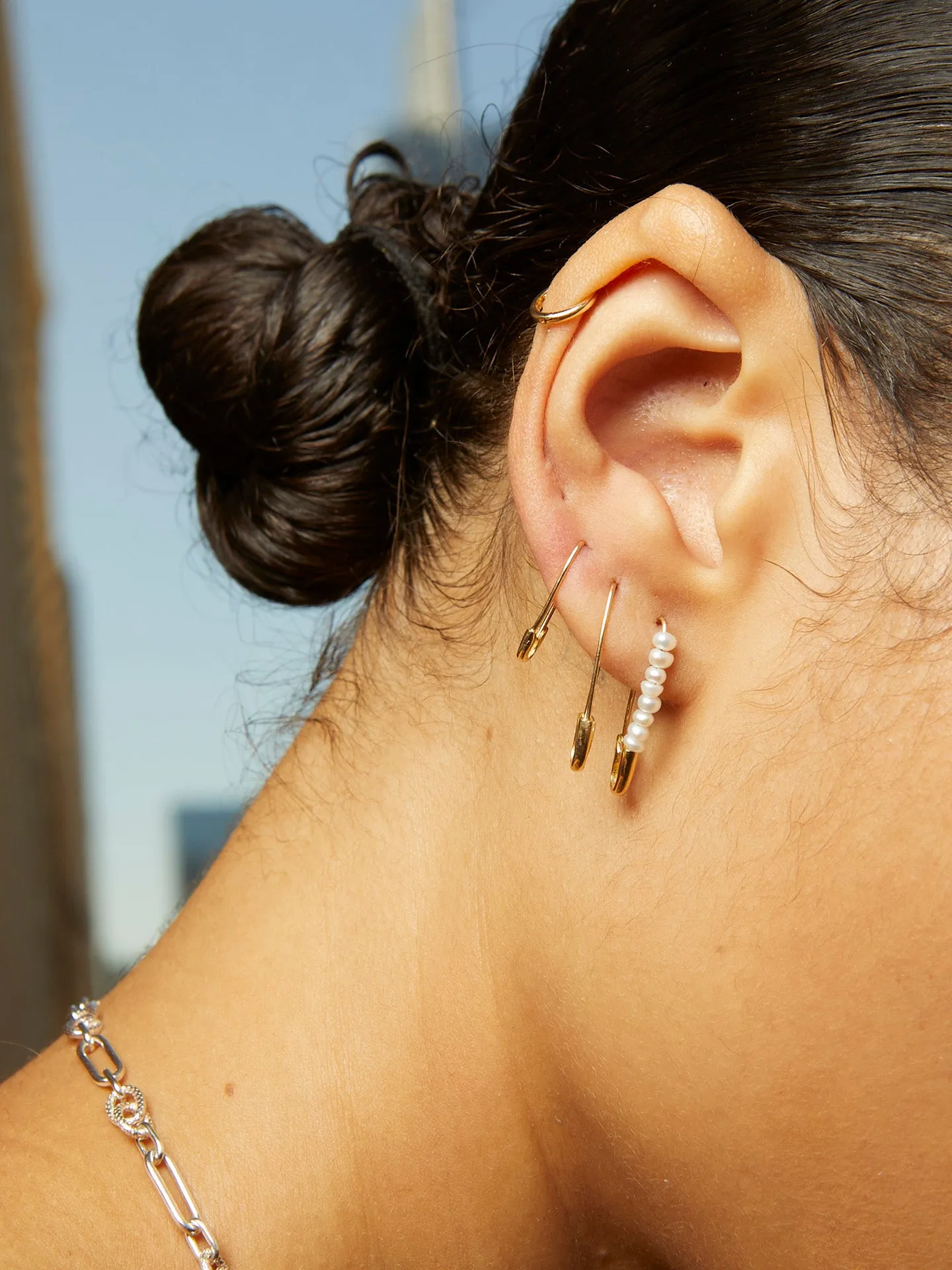 Safety Pin Earring