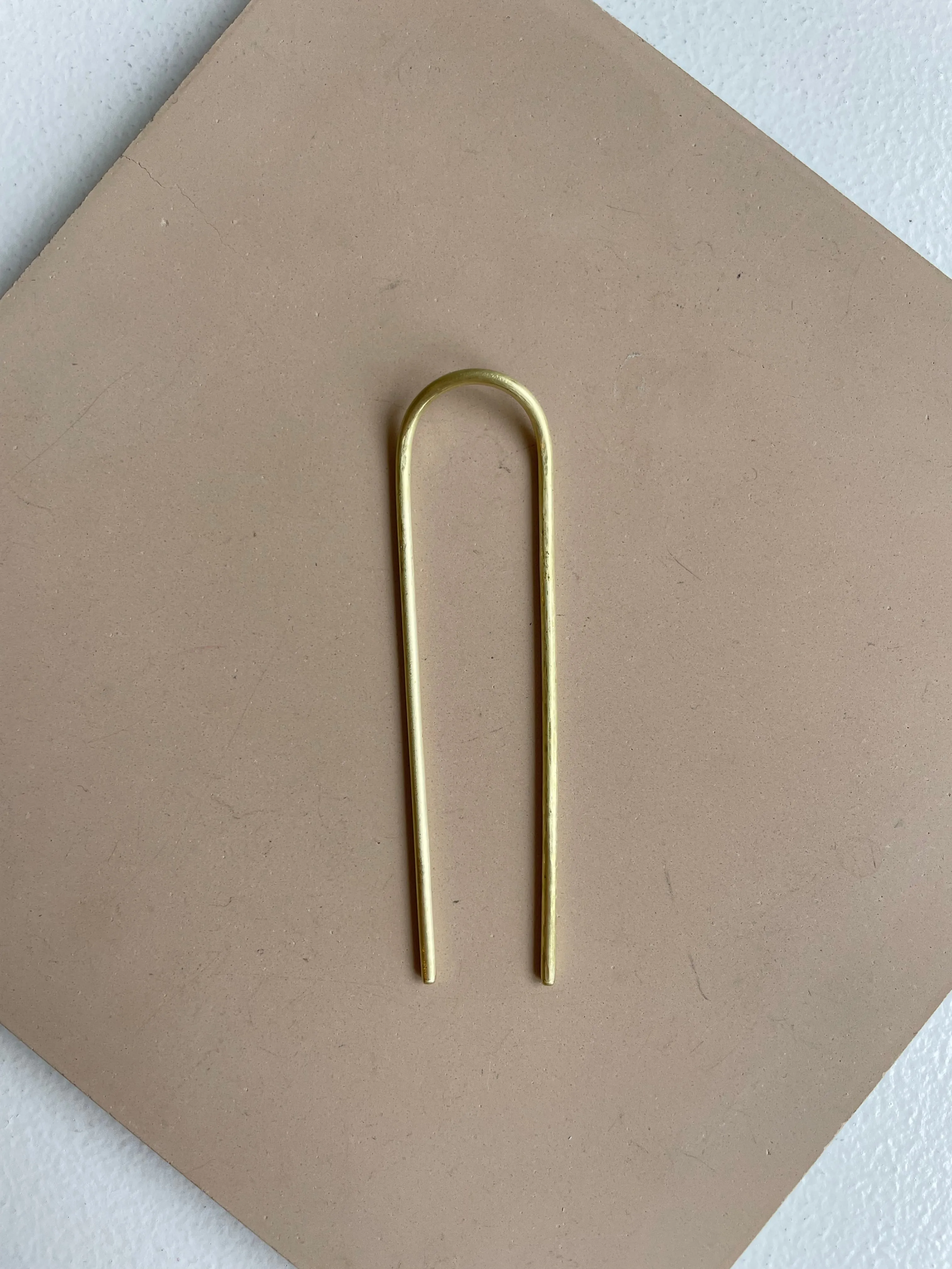 Sculpture Brass Hair Pins