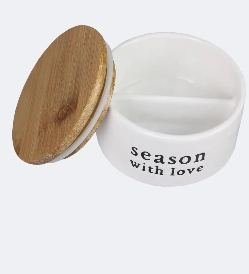 Season with Love...Salt and Pepper Box