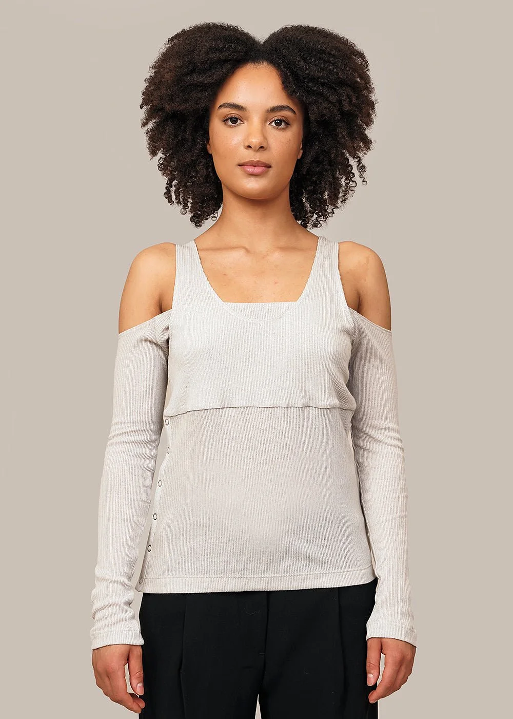 Silver Practice Layered Top