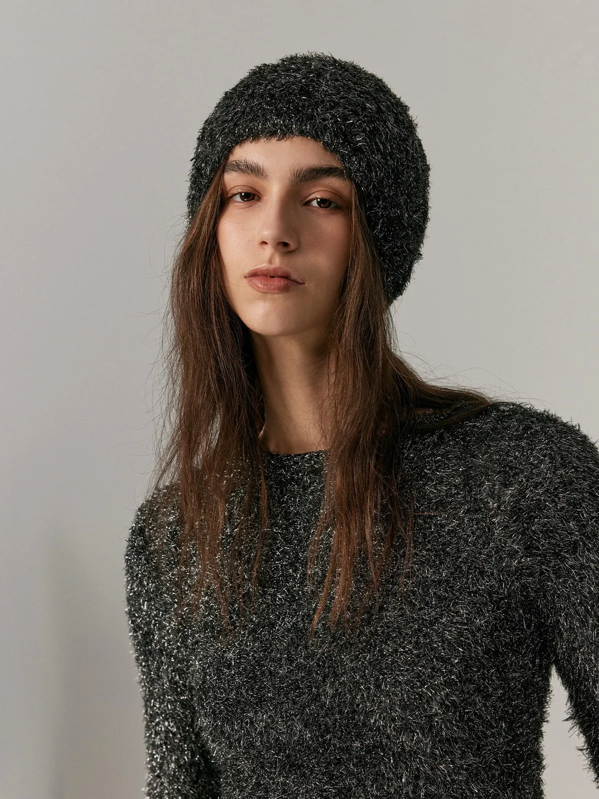 Simple Dark Knit-Hat