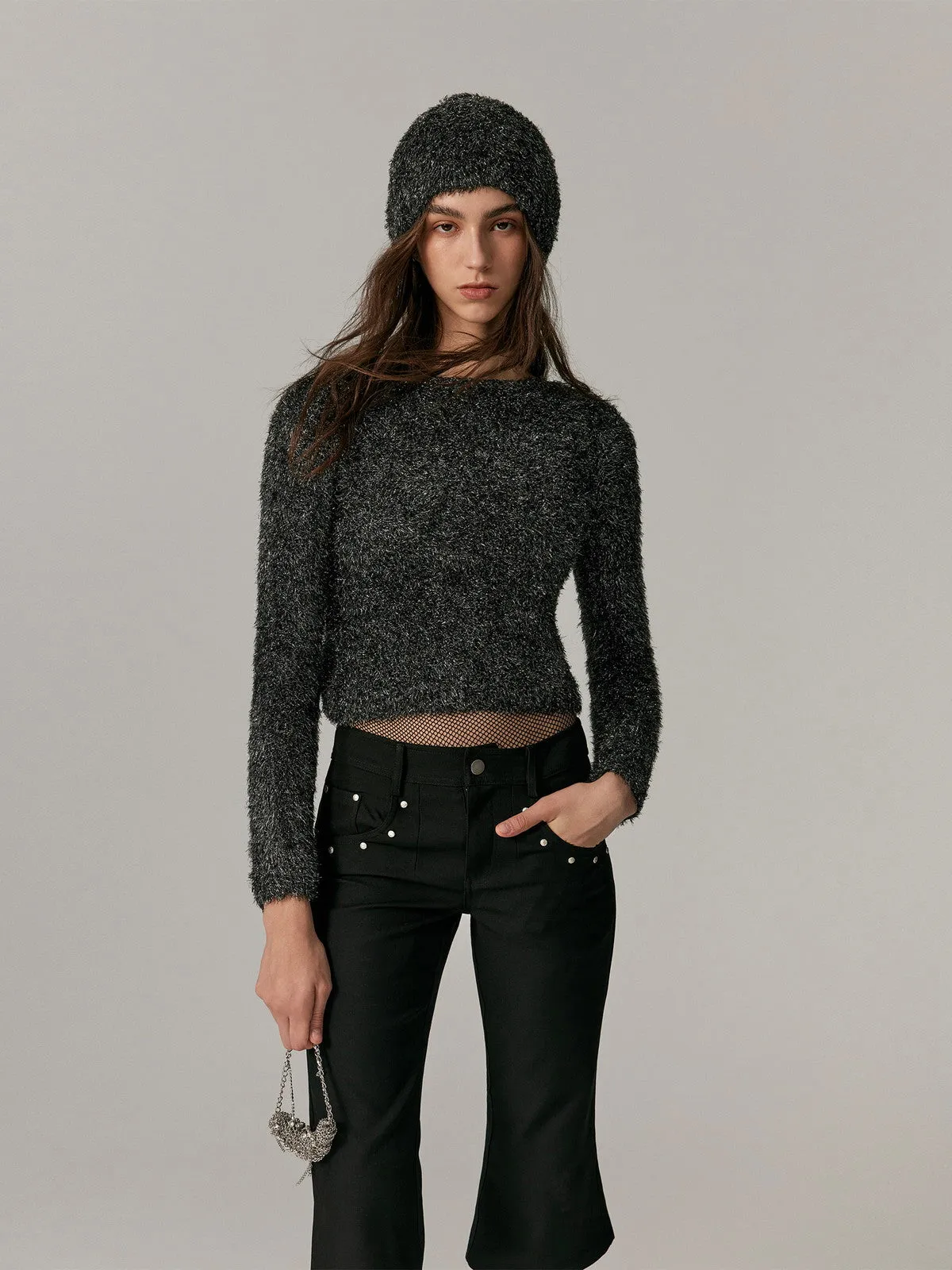 Simple Dark Knit-Hat