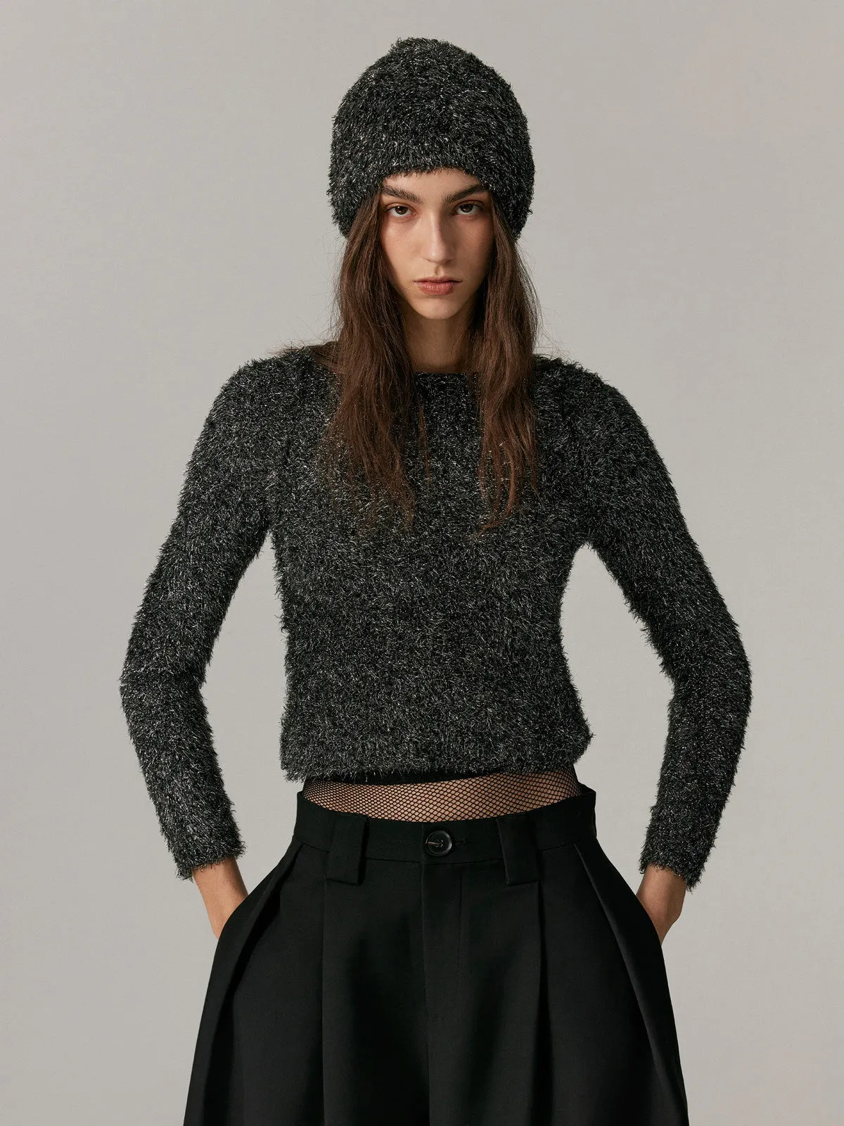 Simple Dark Knit-Hat