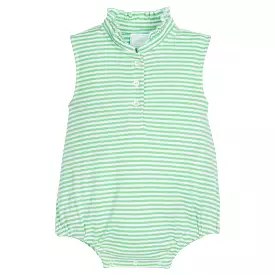 Sleeveless Hastings Bubble - Green Stripe