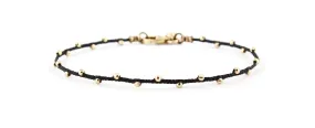 Sparkling Teenie Less is More Bracelet in 14k Gold