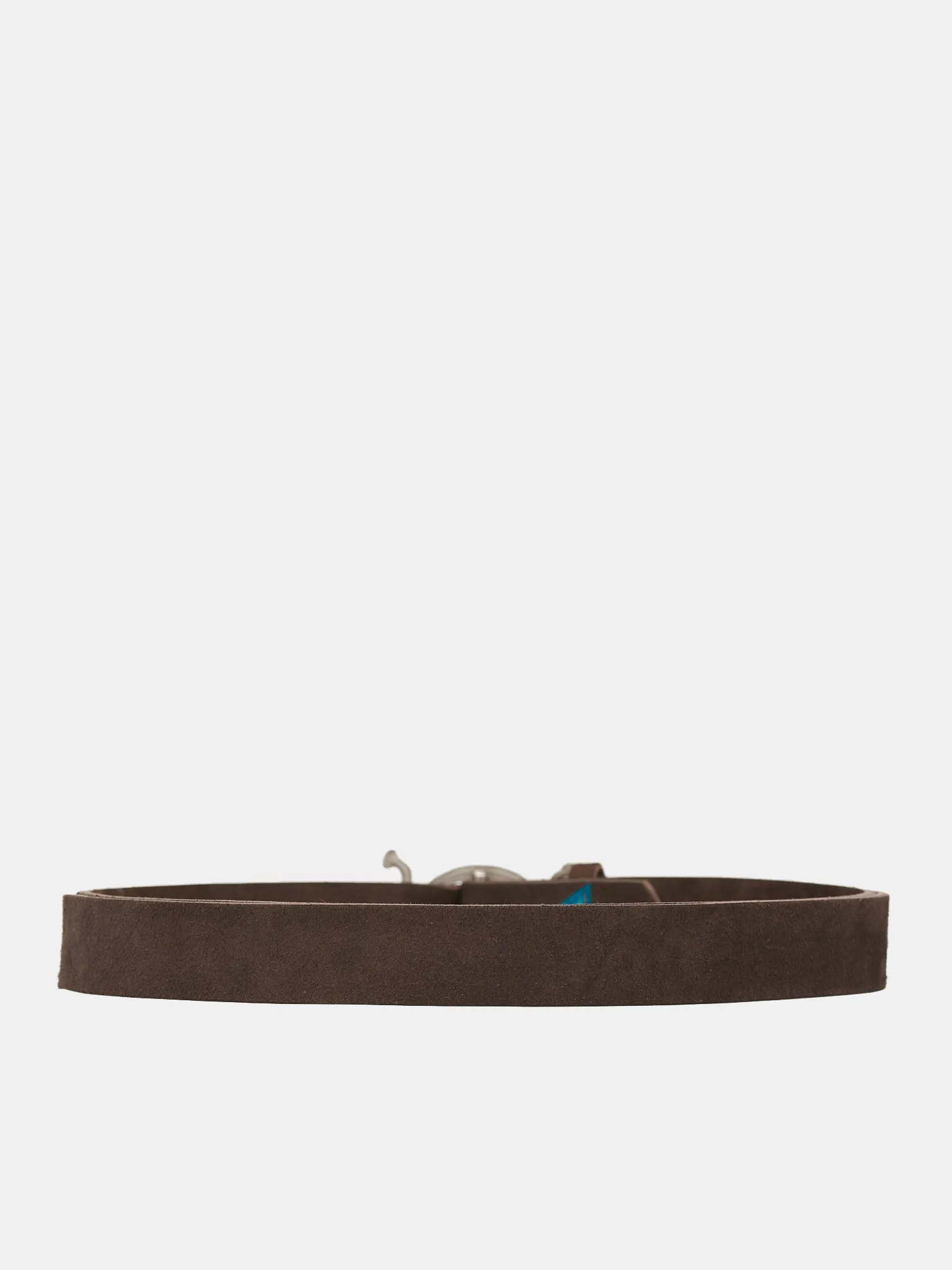 Suede Neptune Buckle Belt (K2303XG507-BROWN)