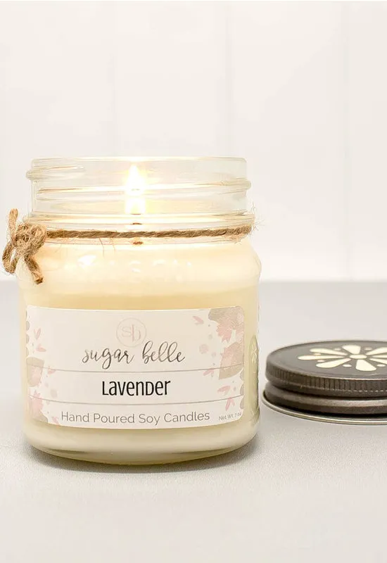 Sugar Belle - Lavender Soy Candle 8oz