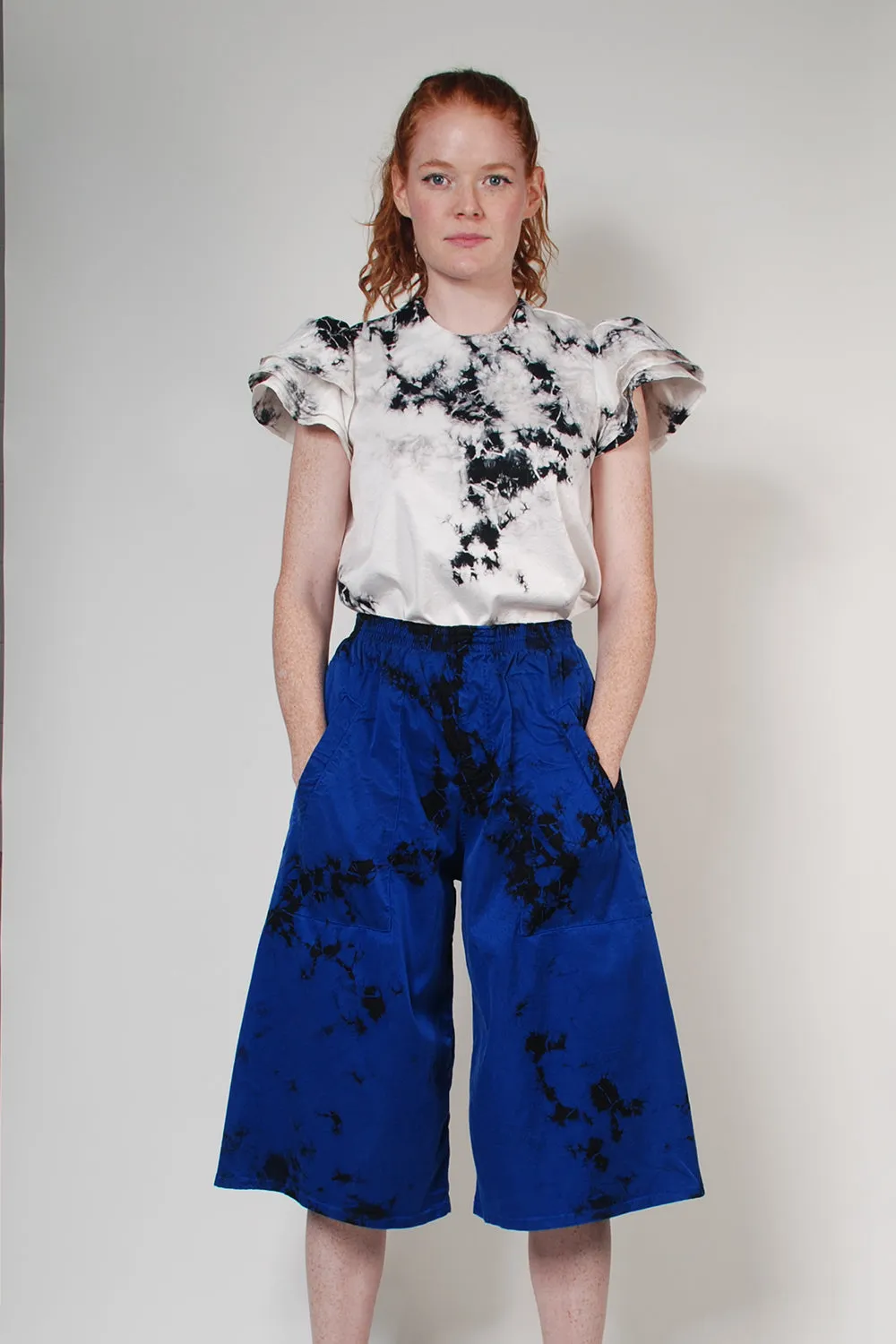 Tie Dye Satin Gauchos