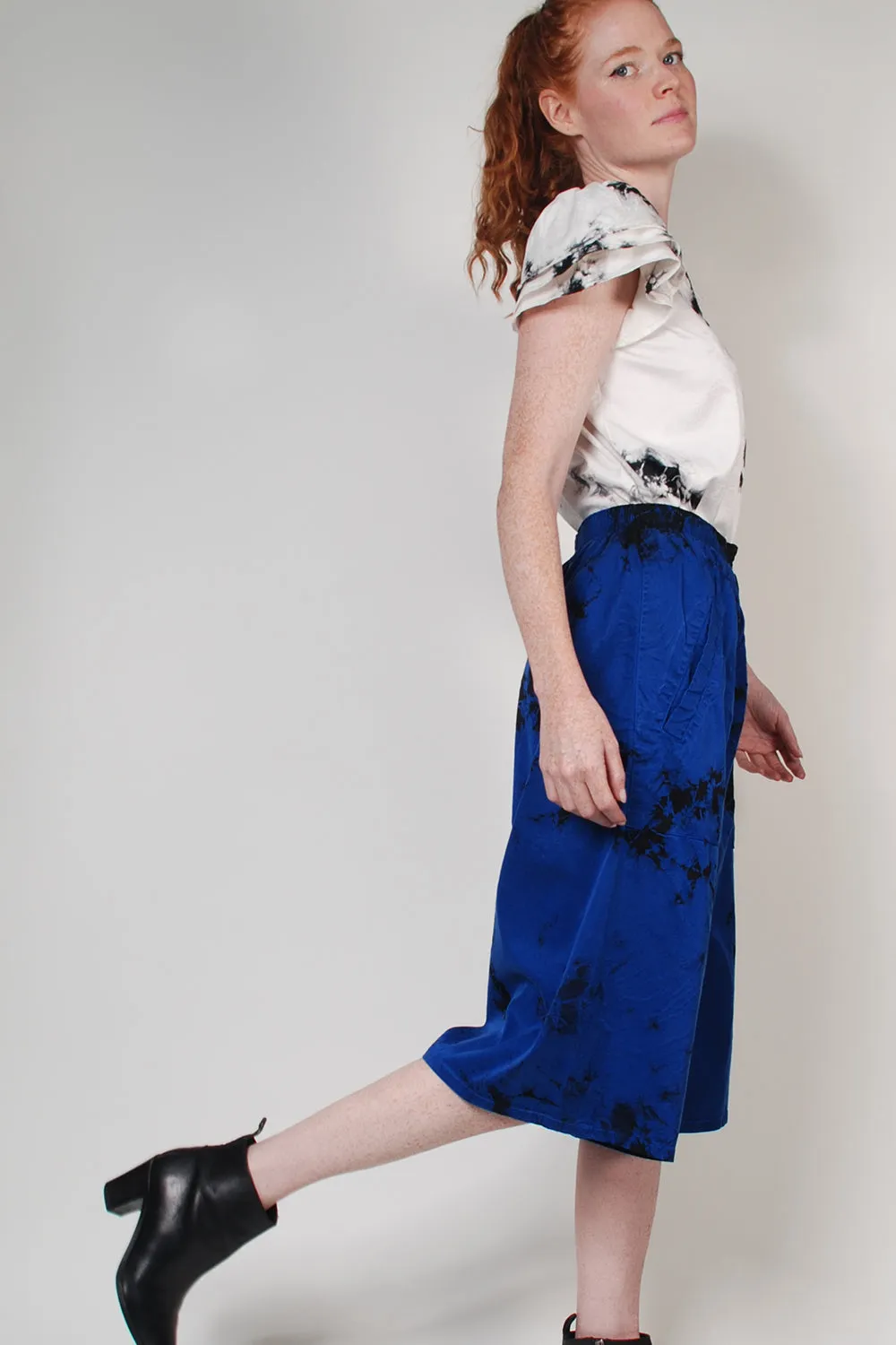 Tie Dye Satin Gauchos