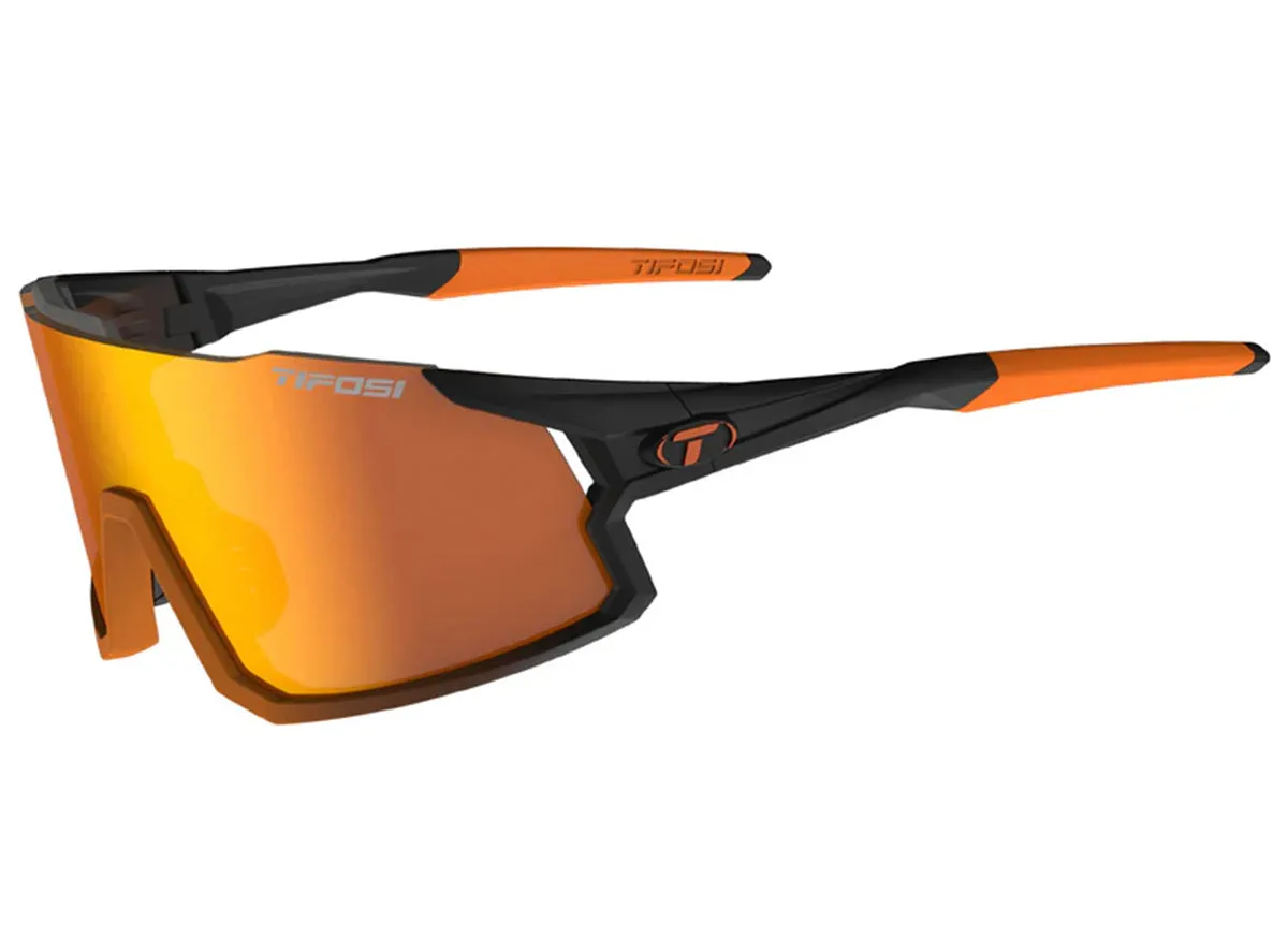 Tifosi Stash Clarion Interchangeable Lens Sunglasses - Black Orange Fade