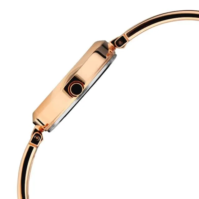 Titan Raga Viva Rose Gold Metal Strap women's watch