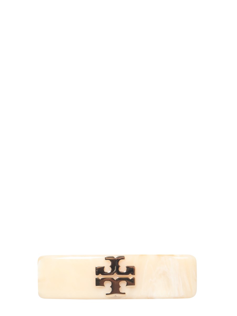 TORY BURCH    RESIN HAIR CLIP WITH LOGO