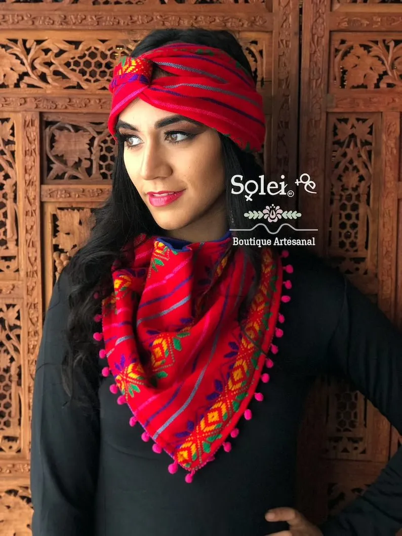 Turban Headband and Matching Scarf