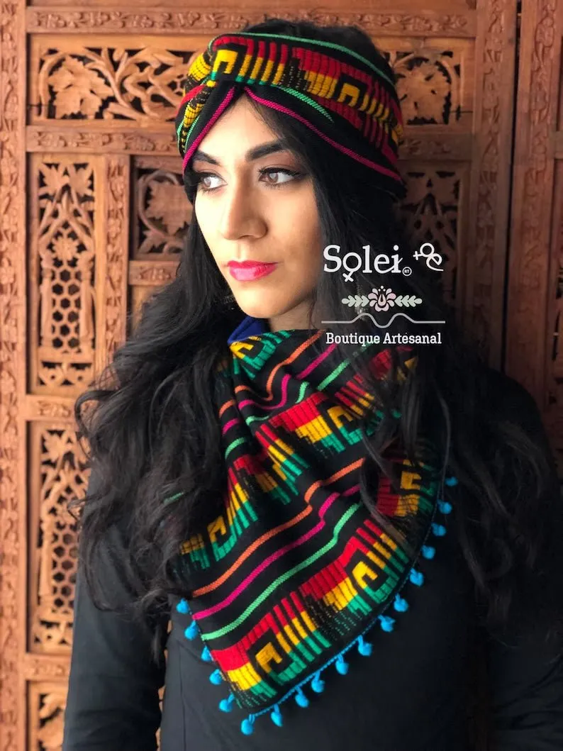 Turban Headband and Matching Scarf