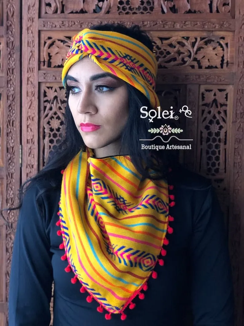 Turban Headband and Matching Scarf