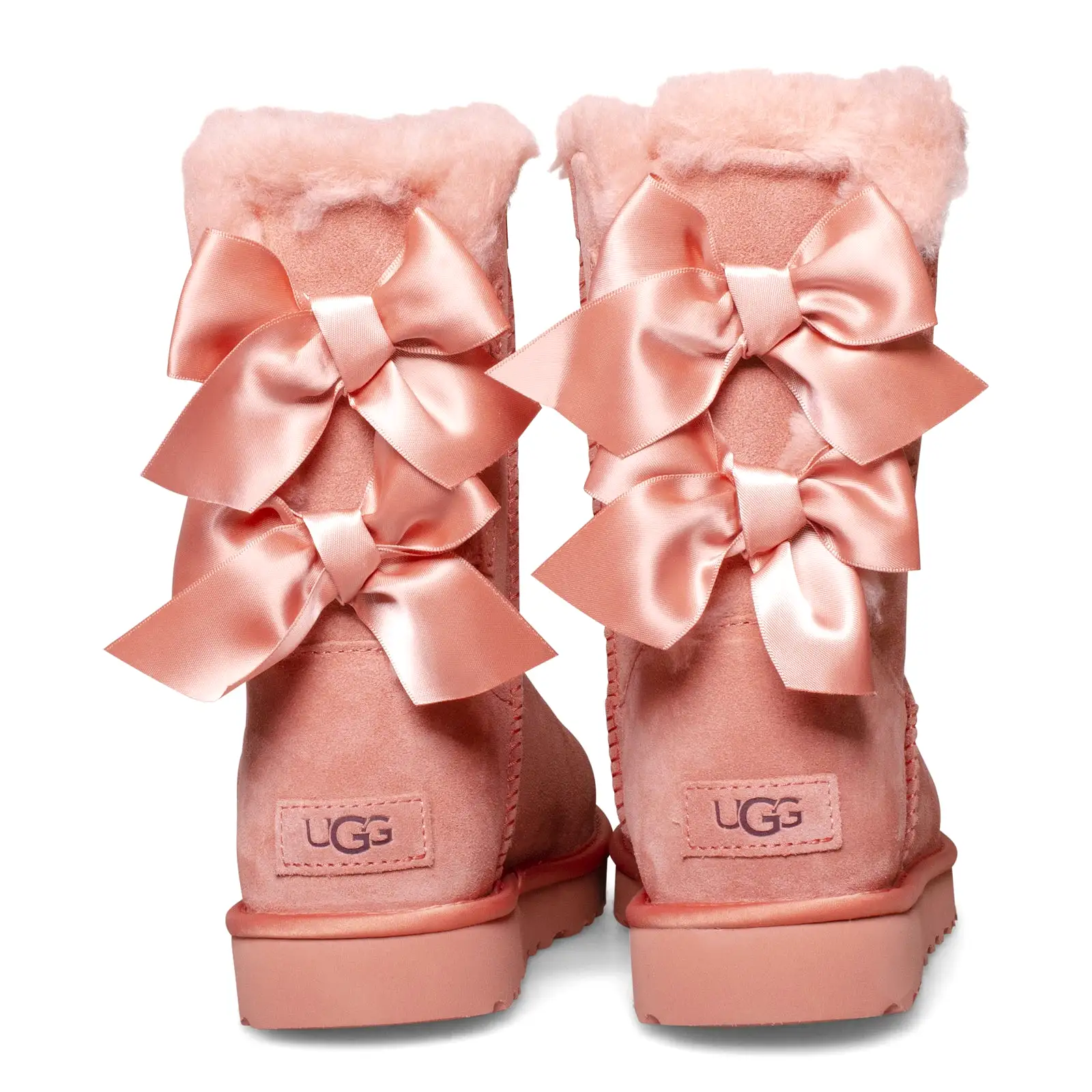 UGG Bailey Bow Satin Clay Pot Boots - Women's