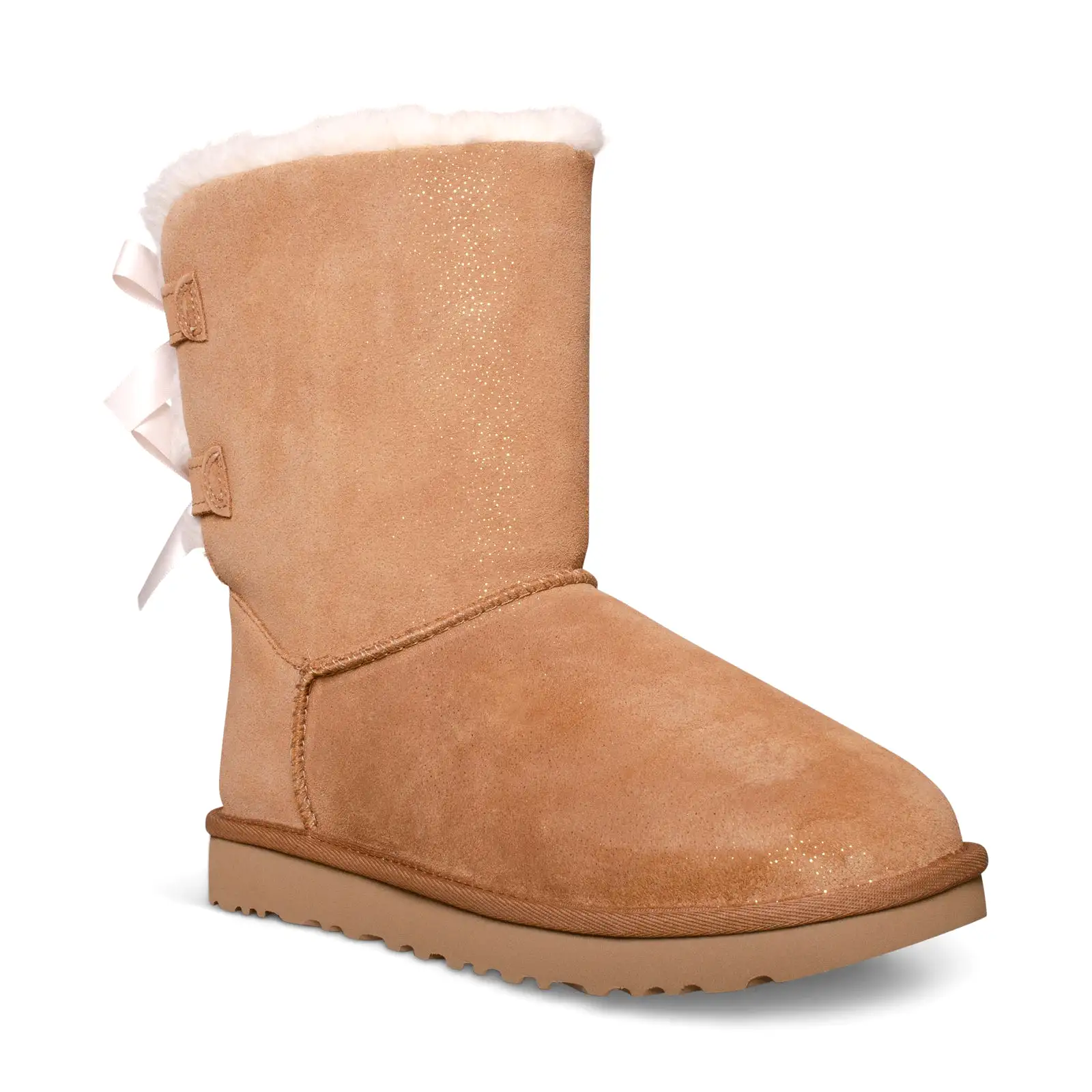 UGG Bailey Bow Twinkle Chestnut Boots - Women's