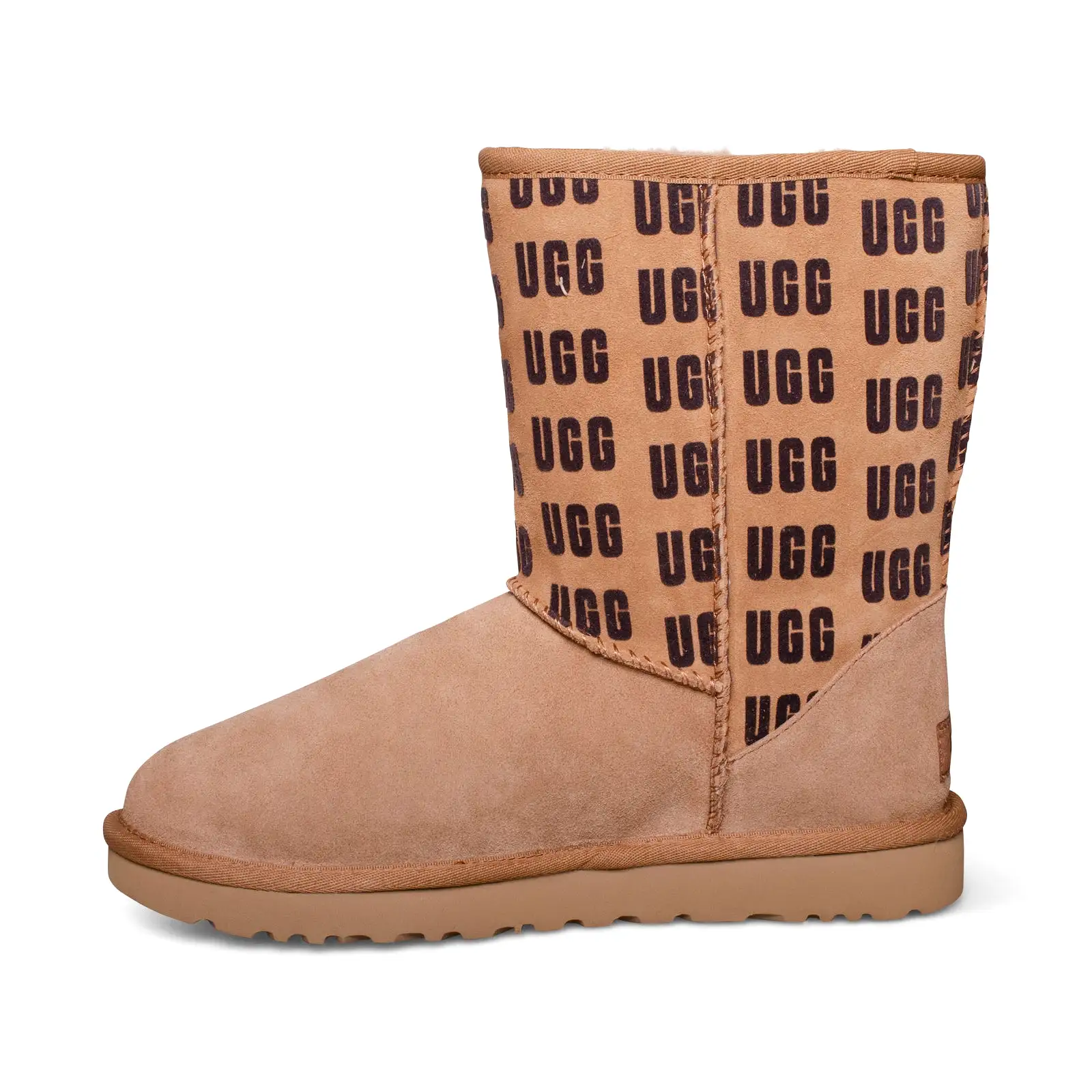 UGG Classic Short II UGG Graphic Chestnut Boots - Women's