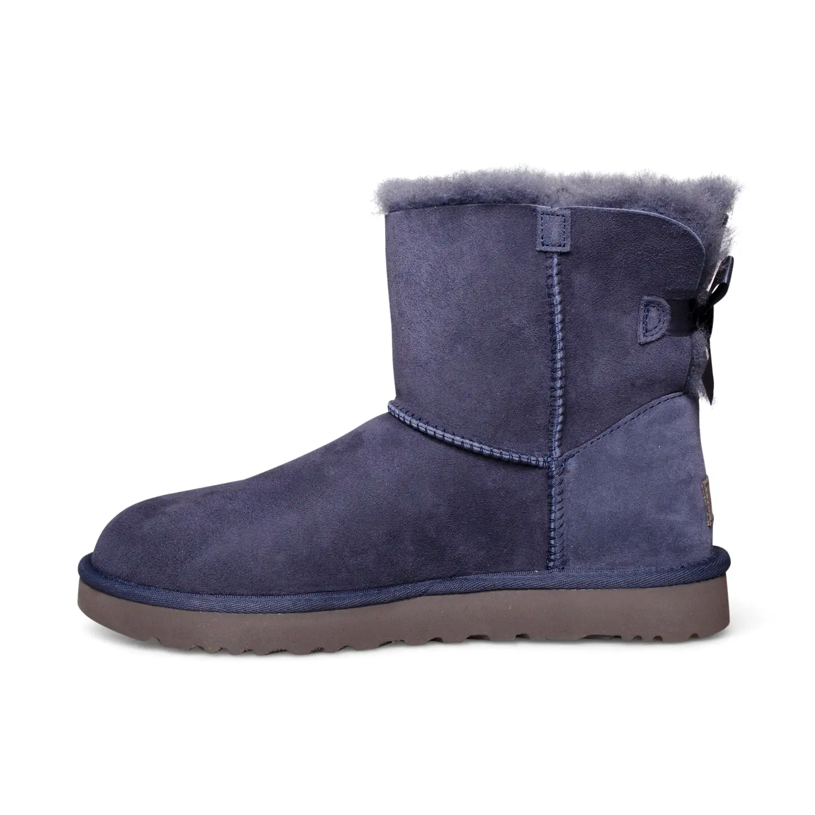 UGG MIni Bailey Bow II Eve Blue Boots - Women's