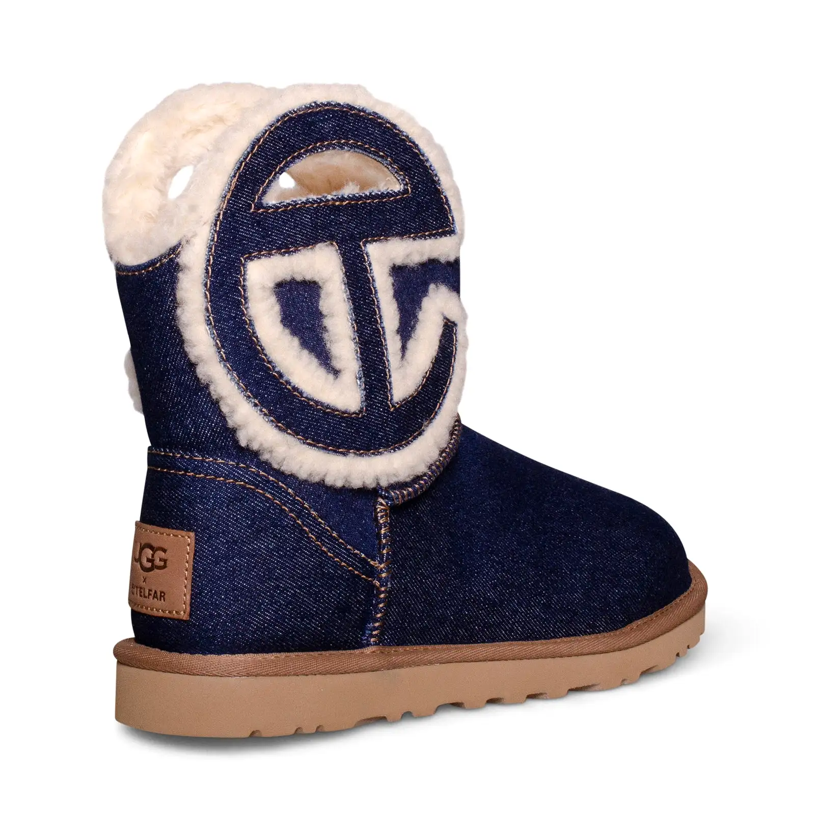 UGG X Telfar Logo Mini Indigo Denim Boots - All Gender