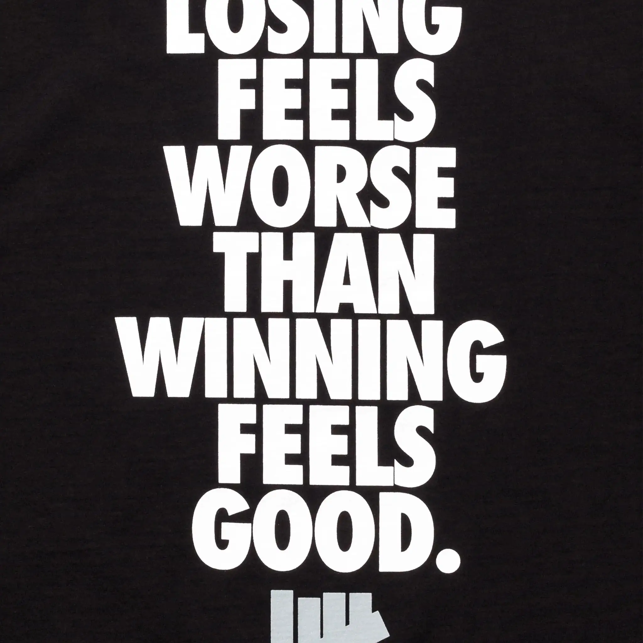 Undefeated Feel Good Tee Black