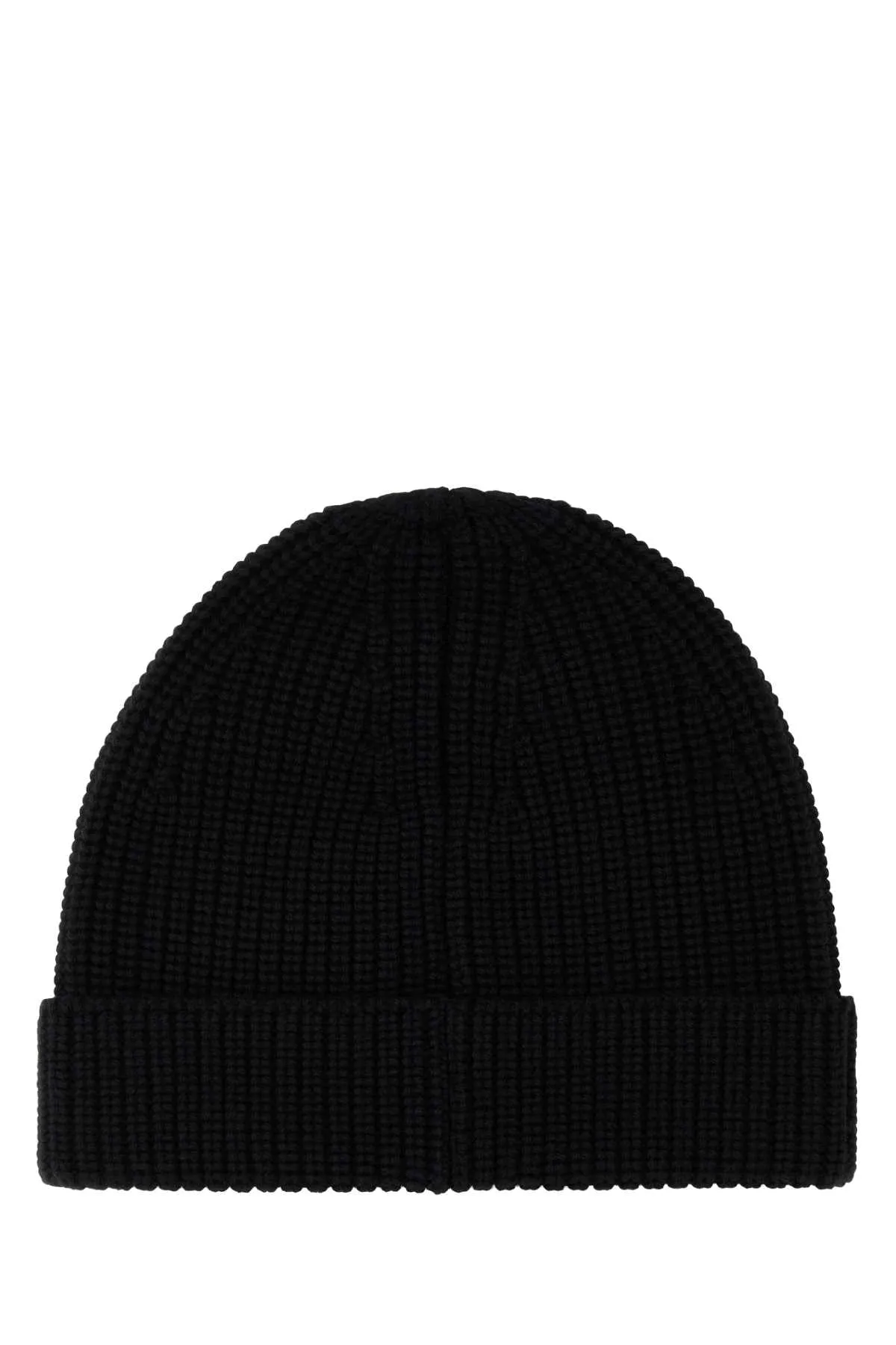 Valentino Garavani Black Wool Beanie Hat