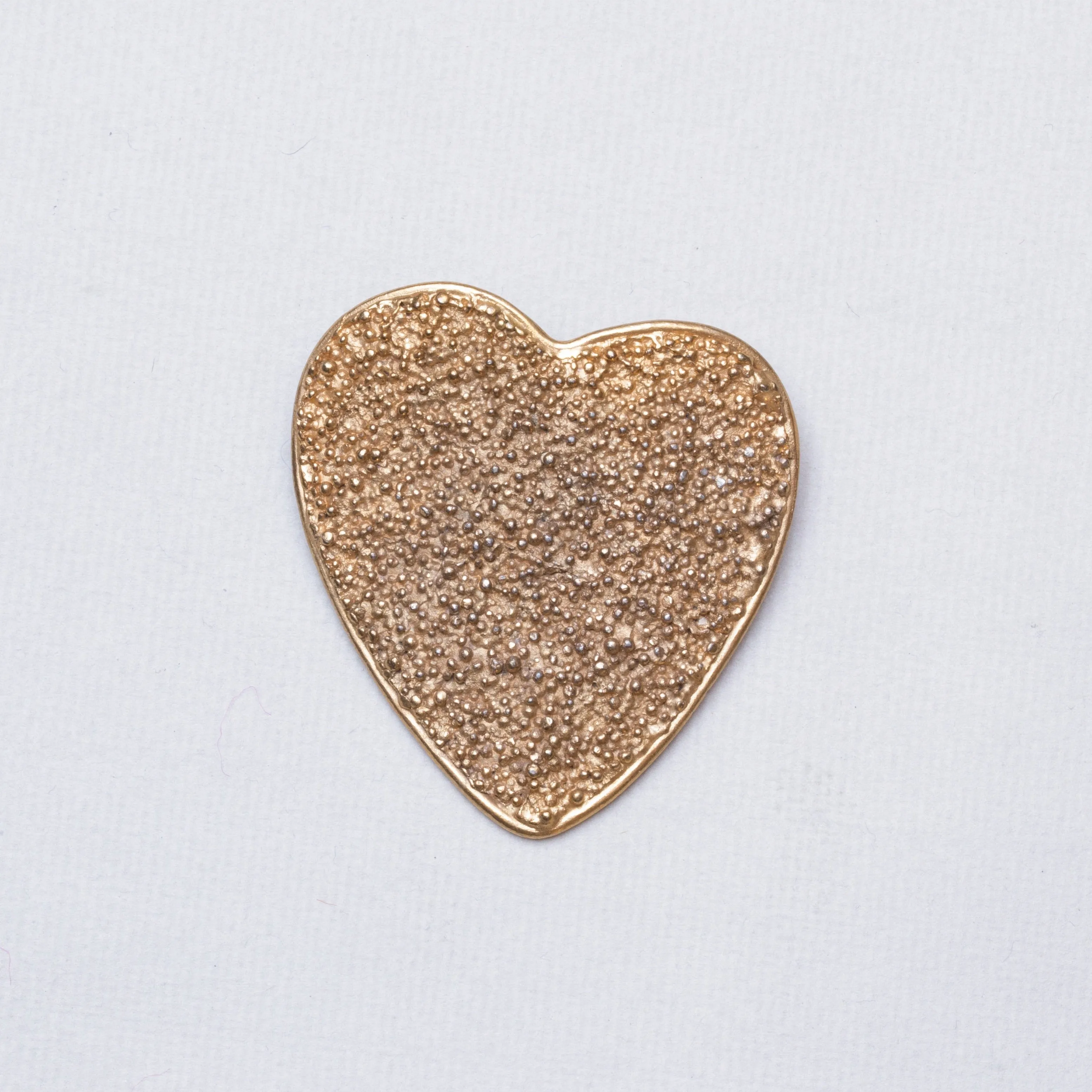 Vintage Gold Heart Brooch