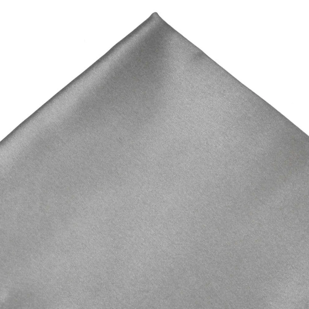 WARWICKS Silk Grey Pocket Square | Menswear Online