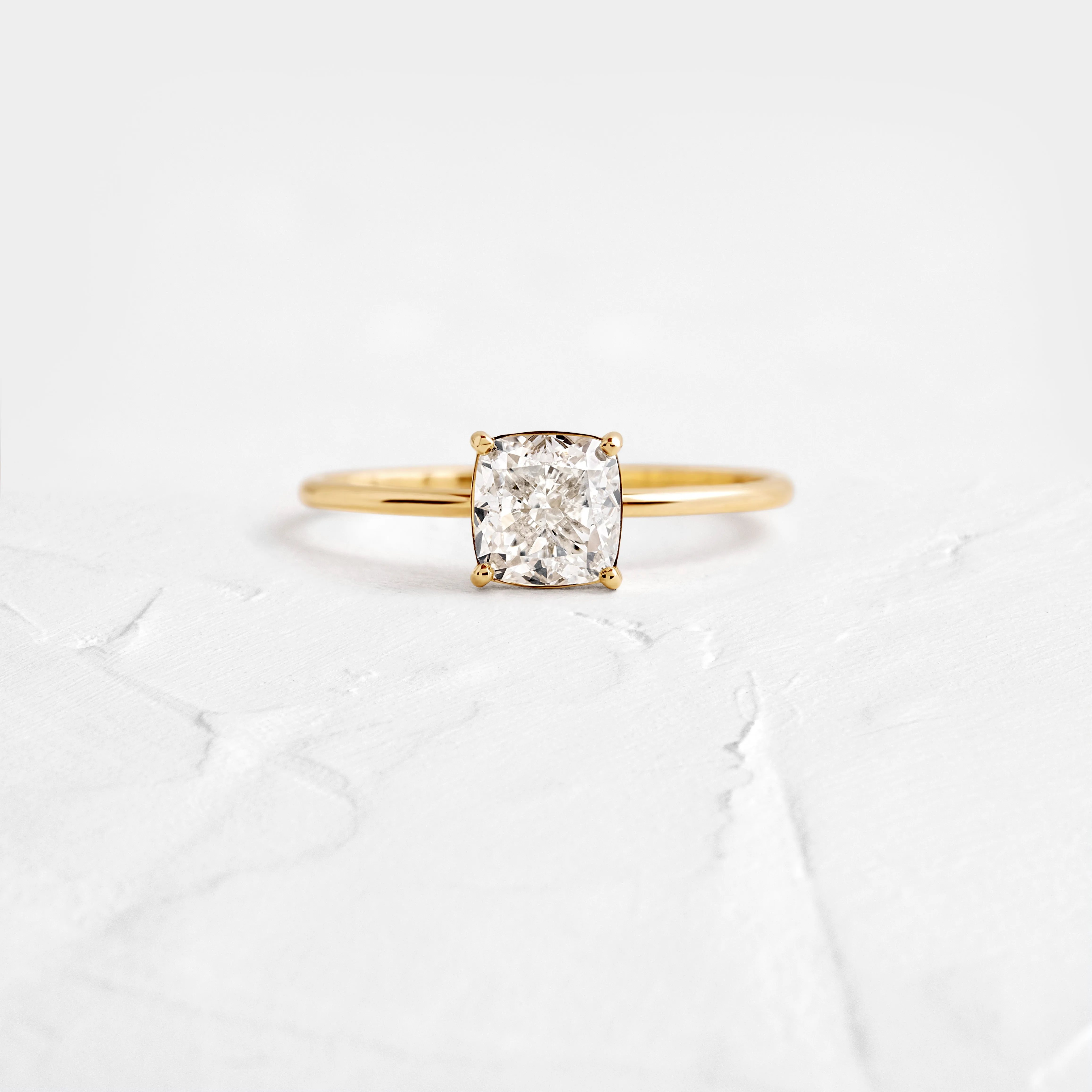 Whisper Ring, 1.04ct. Cushion Cut