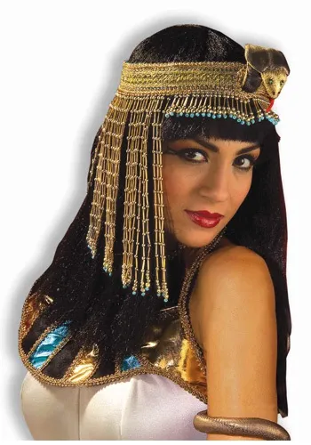 Womens Cleopatra Beaded Snake Headband