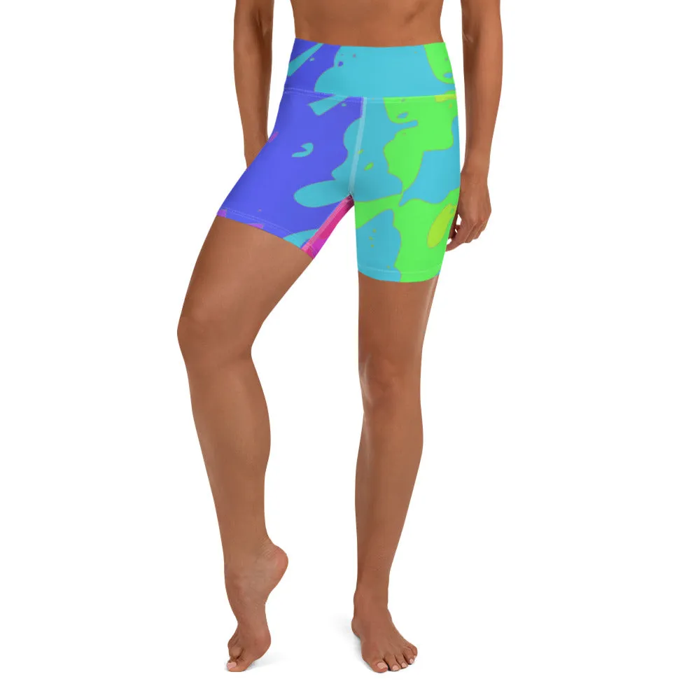 Yoga Shorts Tie Dye