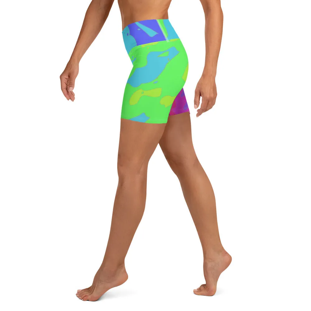 Yoga Shorts Tie Dye