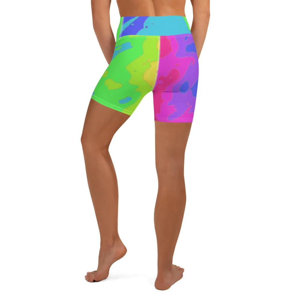 Yoga Shorts Tie Dye